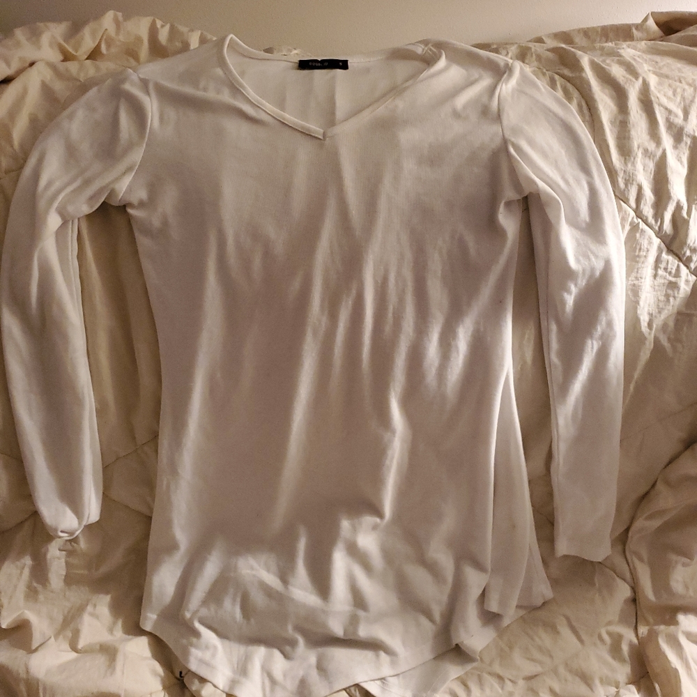 Doubleju Tunic long-sleeved white small